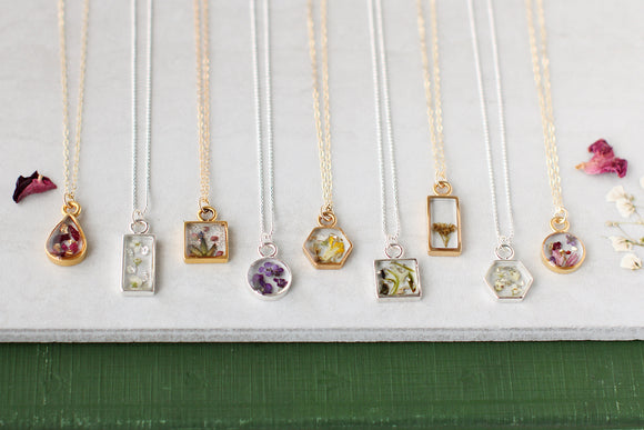 Mini Botanical Necklaces