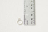 Custom Silver Preservation Mini Necklace -- Choose Your Shape-- | Handmade Custom Resin Jewelry with your Flowers, Ashes, Pet Hair