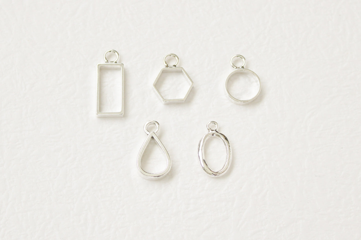 Custom Silver Preservation Mini Necklace -- Choose Your Shape-- | Handmade Custom Resin Jewelry with your Flowers, Ashes, Pet Hair