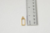 custom small handmade resin and dried flowers necklace in gold