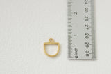 Custom Gold Preservation Necklace --Choose Your Specialty Shape-- | Handmade Resin Custom Preservation Jewelry from your Flowers, Ashes, Pet Hair