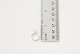 Custom Silver Preservation Mini Necklace -- Choose Your Shape-- | Handmade Custom Resin Jewelry with your Flowers, Ashes, Pet Hair
