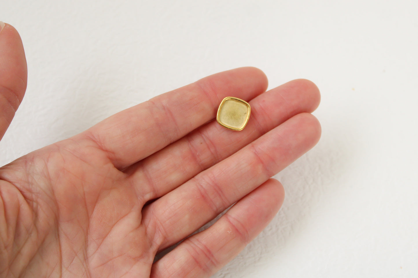 Custom Gold Preservation Earrings -- Choose Your Shape -- | Handmade Custom Resin Jewelry with your Flowers, Ashes, Pet Hair