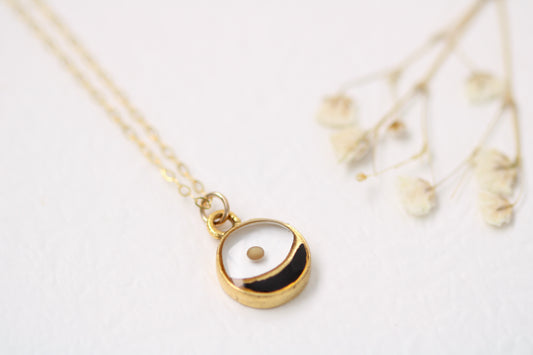 mustard seed necklace circle in gold and black clear resin, handmade resin jewelry, real mustard seed resin necklace, Christian jewelry