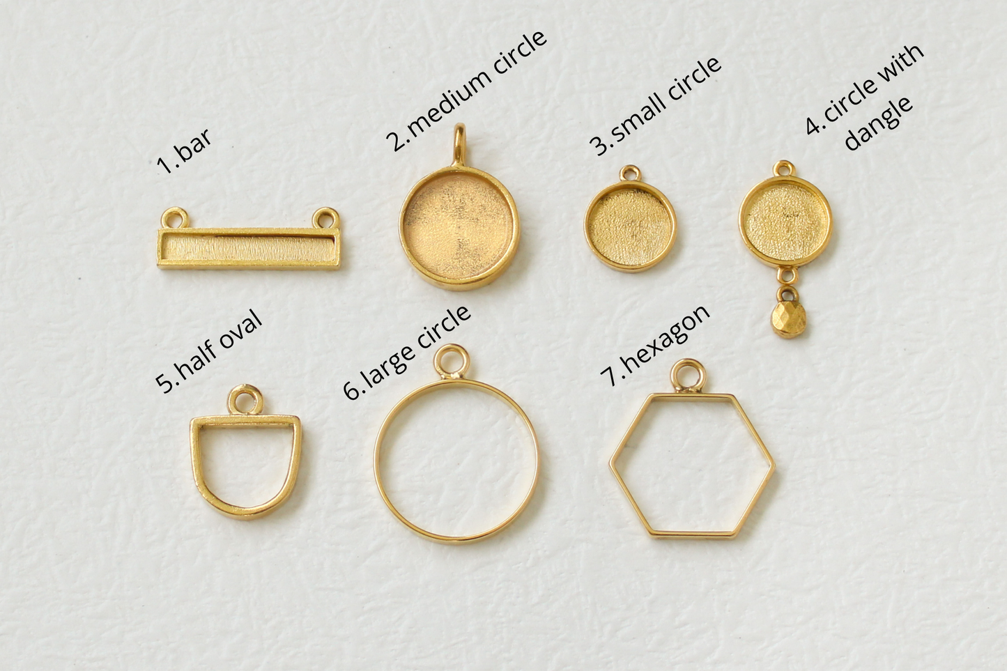 Custom Gold Preservation Necklace --Choose Your Specialty Shape-- | Handmade Resin Custom Preservation Jewelry from your Flowers, Ashes, Pet Hair