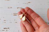 Gold Sparkly Teardrop Earrings