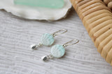 Shell Dangle Earrings in Silver