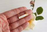 Iridescent Gold Bar Necklace